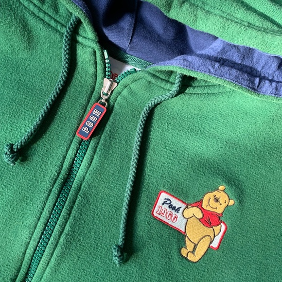Green Winnie The Pooh Hoodie - Picture 5 of 5